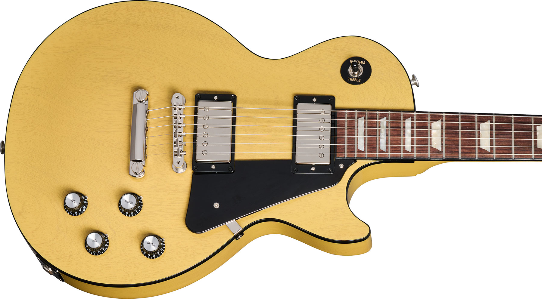 Gibson Les Paul Standard 60s Mahogany Top 2h Ht Rw - Tv Yellow - Guitare Électrique Single Cut - Variation 3