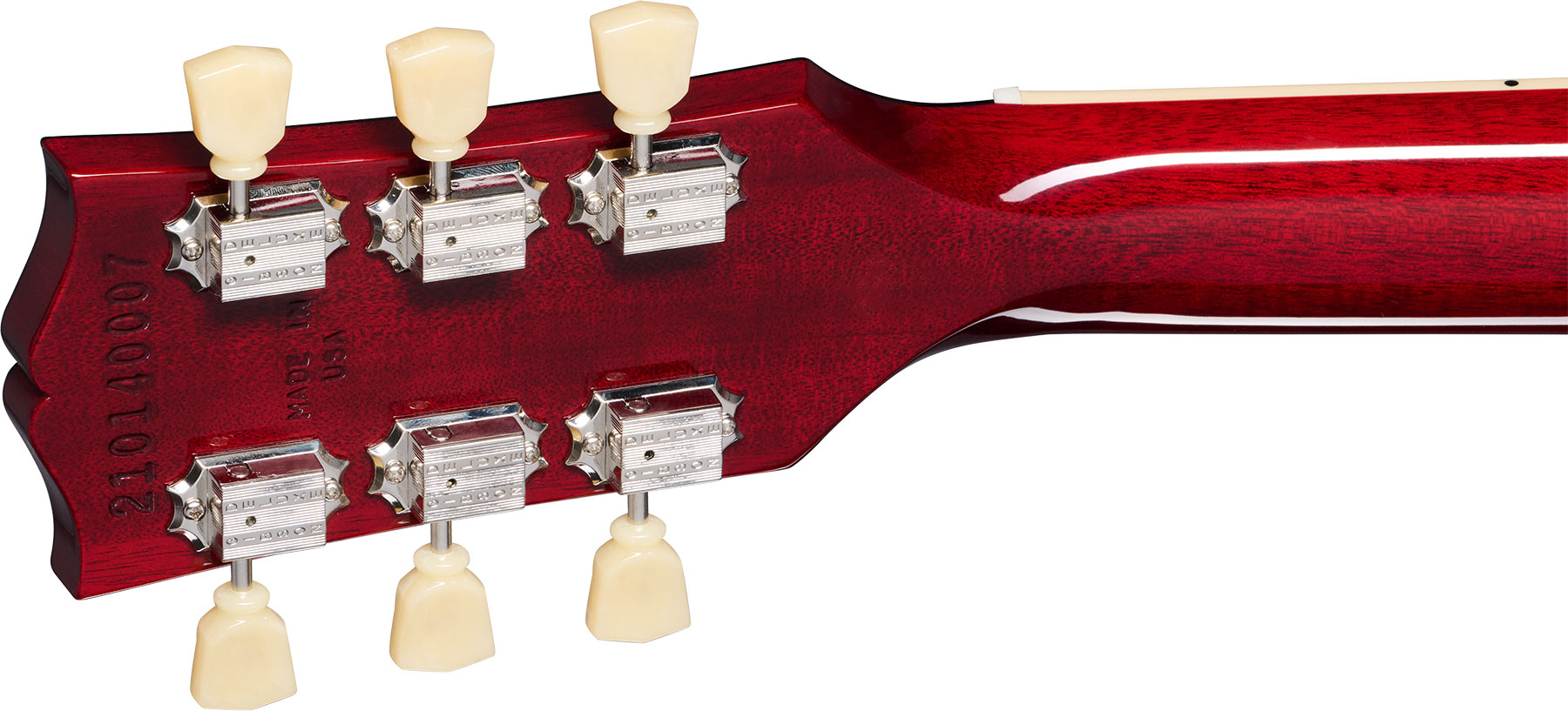 Gibson Les Paul Studio 2h Burstbucker Pro Ht Rw - Wine Red - Guitare Électrique Single Cut - Variation 4