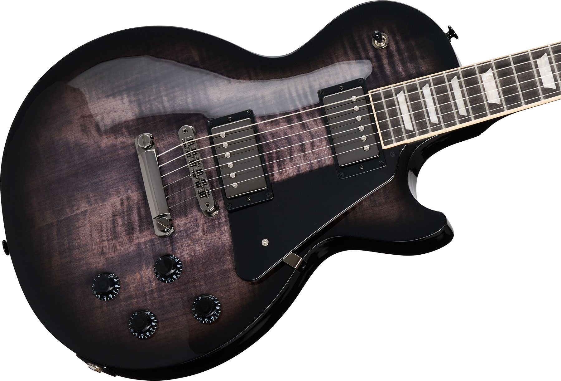 Gibson Les Paul Studio Session 2h Ht Eb - Translucent Ebony Burst - Guitare Électrique Single Cut - Variation 3