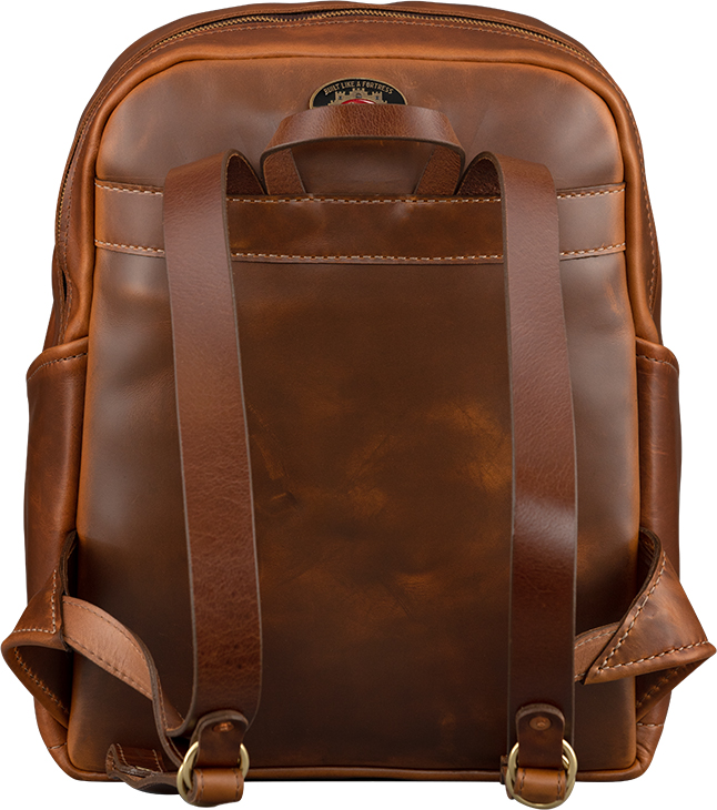 Gibson Lifton Leather Backpack Sac A Dos Cuir Brown - Sac À Dos Publicitaire - Variation 1