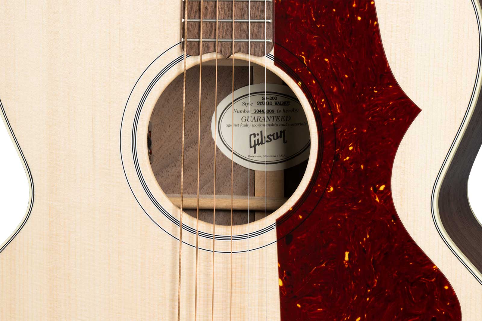 Gibson Sj-200 Studio Walnut Modern 2024 Jumbo Epicea Noyer Noy - Satin Natural - Guitare Folk - Variation 3