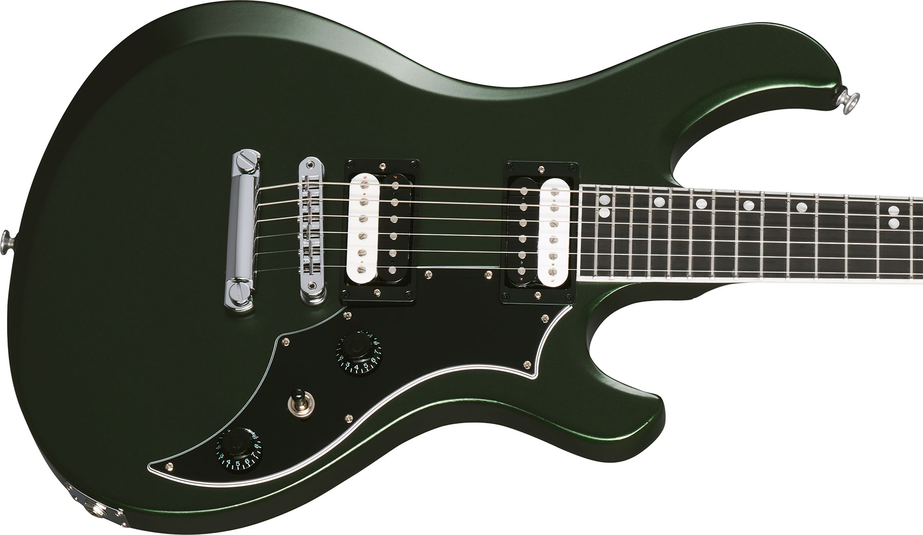 Gibson Victory Usa 2h Ht Eb - Dark Green Satin - Guitare Électrique Double Cut - Variation 3