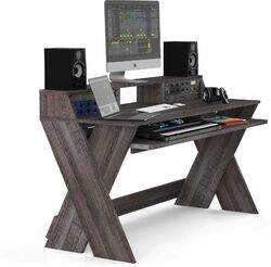 Station de travail studio Glorious Sound Desk Pro Walnut