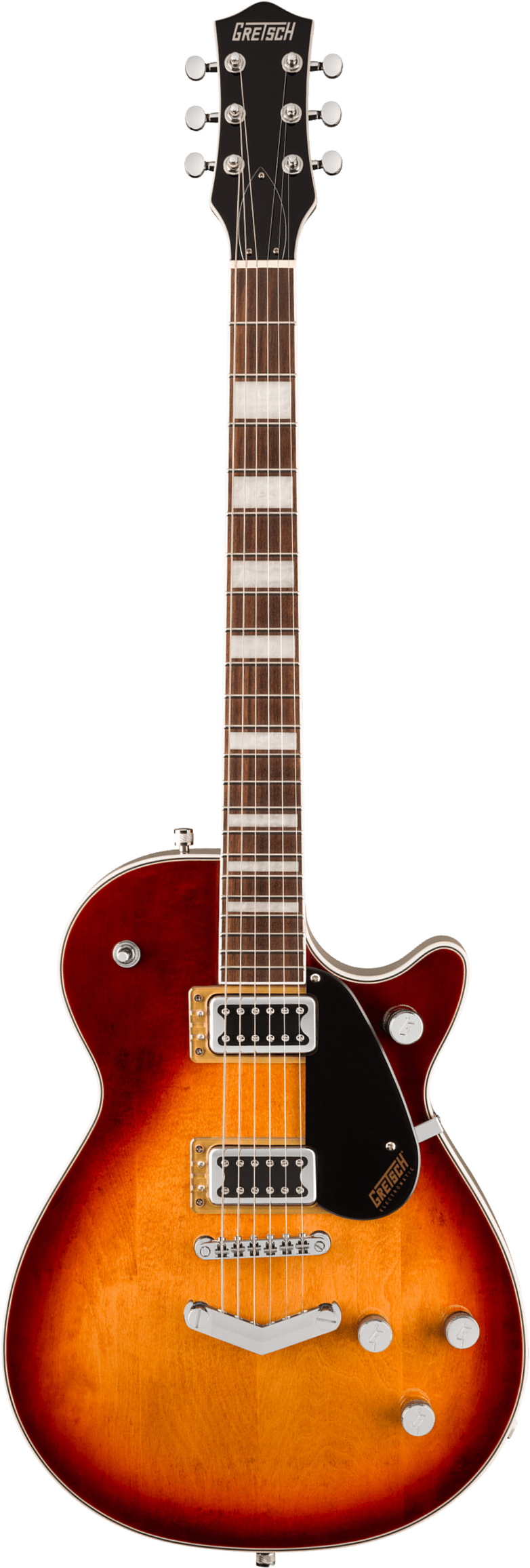 Gretsch G5220 Jet Bt Singlecut V-stoptail Electromatic 2h Ht Lau - Sweet Tea - Guitare Électrique Gaucher - Main picture