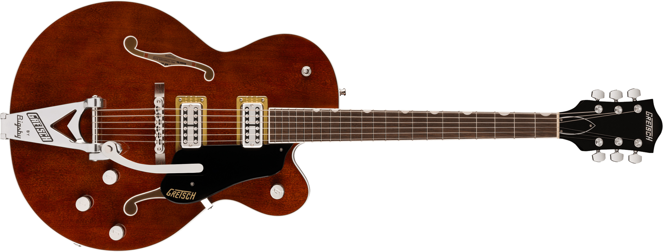 Gretsch Tennessean Hollow Body Bigsby Pro Jap 2h Trem Rw - Walnut Stain - Guitare Électrique 1/2 Caisse - Main picture