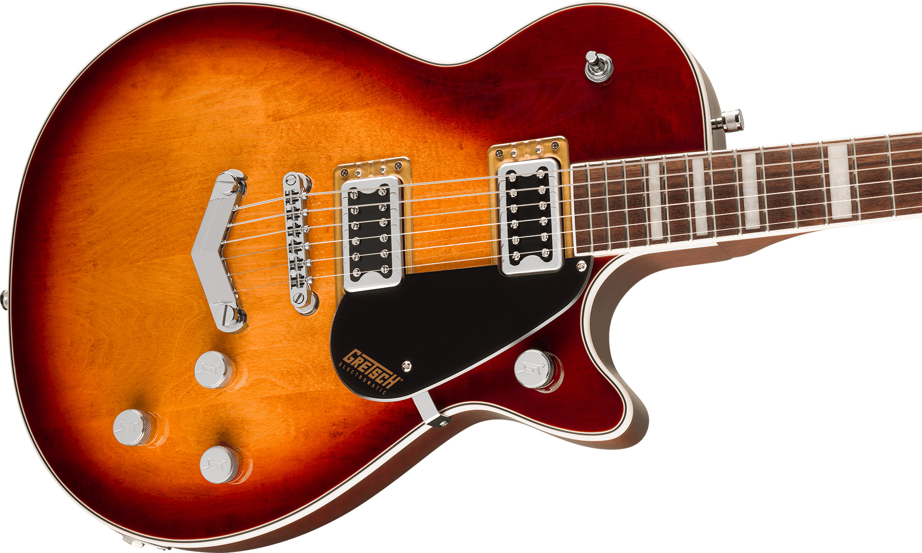 Gretsch G5220 Jet Bt Singlecut V-stoptail Electromatic 2h Ht Lau - Sweet Tea - Guitare Électrique Gaucher - Variation 2