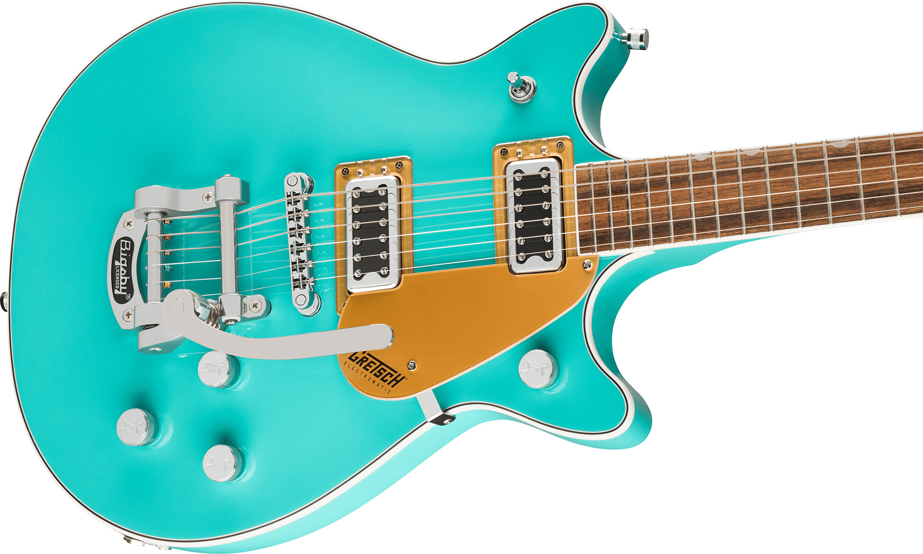 Gretsch G5232t Bigsby Electromatic Double Jet Ft 2h Trem Lau - Caicos Green - Guitare Électrique Double Cut - Variation 2