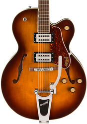 Guitare électrique 3/4 caisse & jazz Gretsch Streamliner Hollow Body G2420T Bigsby - Robusto Burst