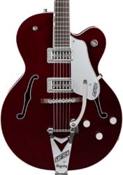 Guitare électrique 3/4 caisse & jazz Gretsch Professional G6119T-ET Players Edition Tennessee Rose Electrotone Hollow Body Bigsby (Japan) - Deep cherry stain