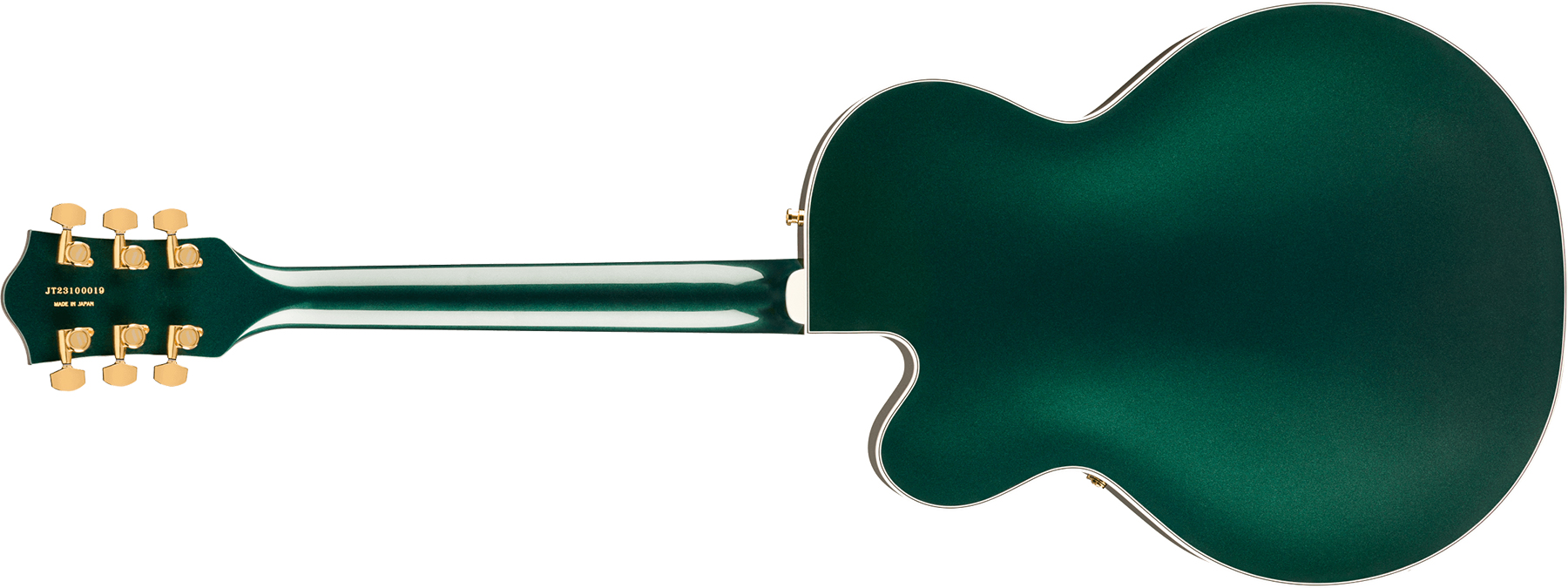 Gretsch Nashville Hollow Body Bigsby Gh Pro Jap 2h Trem Eb - Cadillac Green - Guitare Électrique 1/2 Caisse - Variation 1