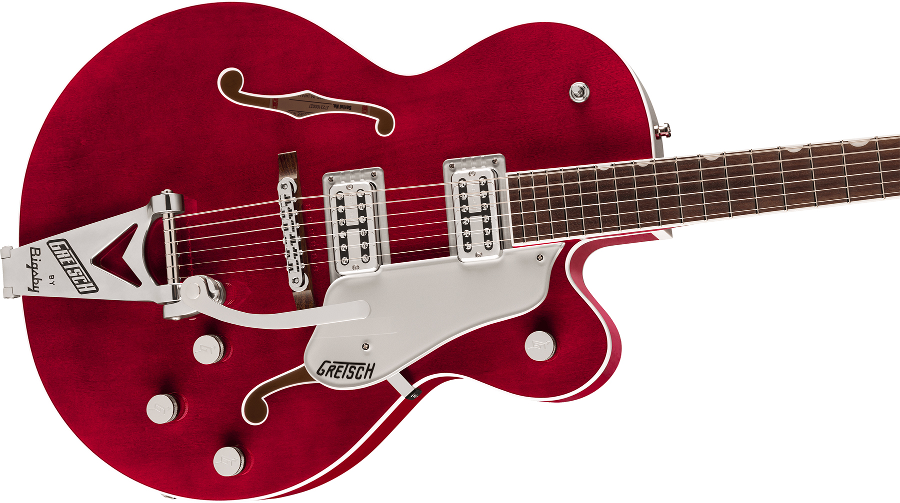 Gretsch Tennessean Hollow Body Bigsby Pro Jap 2h Trem Rw - Deep Cherry Stain - Guitare Électrique 1/2 Caisse - Variation 2