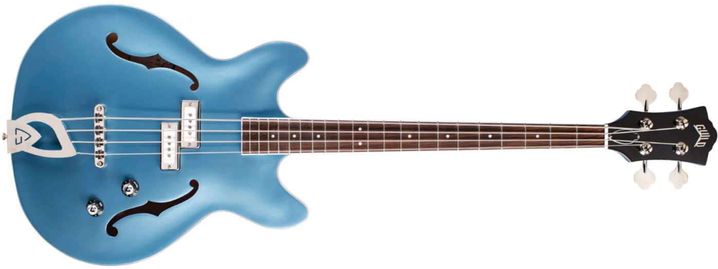 Guild Starfire I Bass Newark St Collection Rw - Pelham Blue - Basse Électrique 1/2 Caisse - Main picture