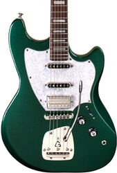 Guitare électrique rétro rock Guild Surfliner Deluxe - Evergreen metallic