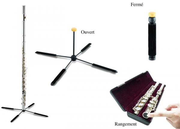 Hercules Stand Ds460b Support FlÛte - Stand FlÛte TraversiÈre - Variation 1