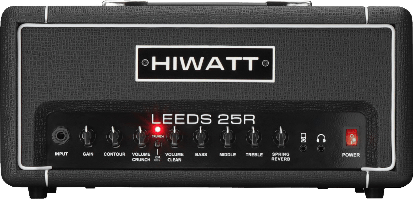 Hiwatt Leeds 25rh Head 25w - Ampli Guitare Électrique TÊte / PÉdale - Main picture