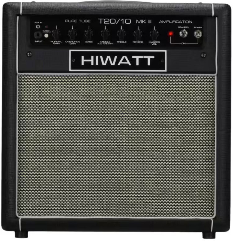 Hiwatt T20/10 Combo Tube 1x10 10/20w 1x10 El84 Reverb - Ampli Guitare Électrique Combo - Main picture