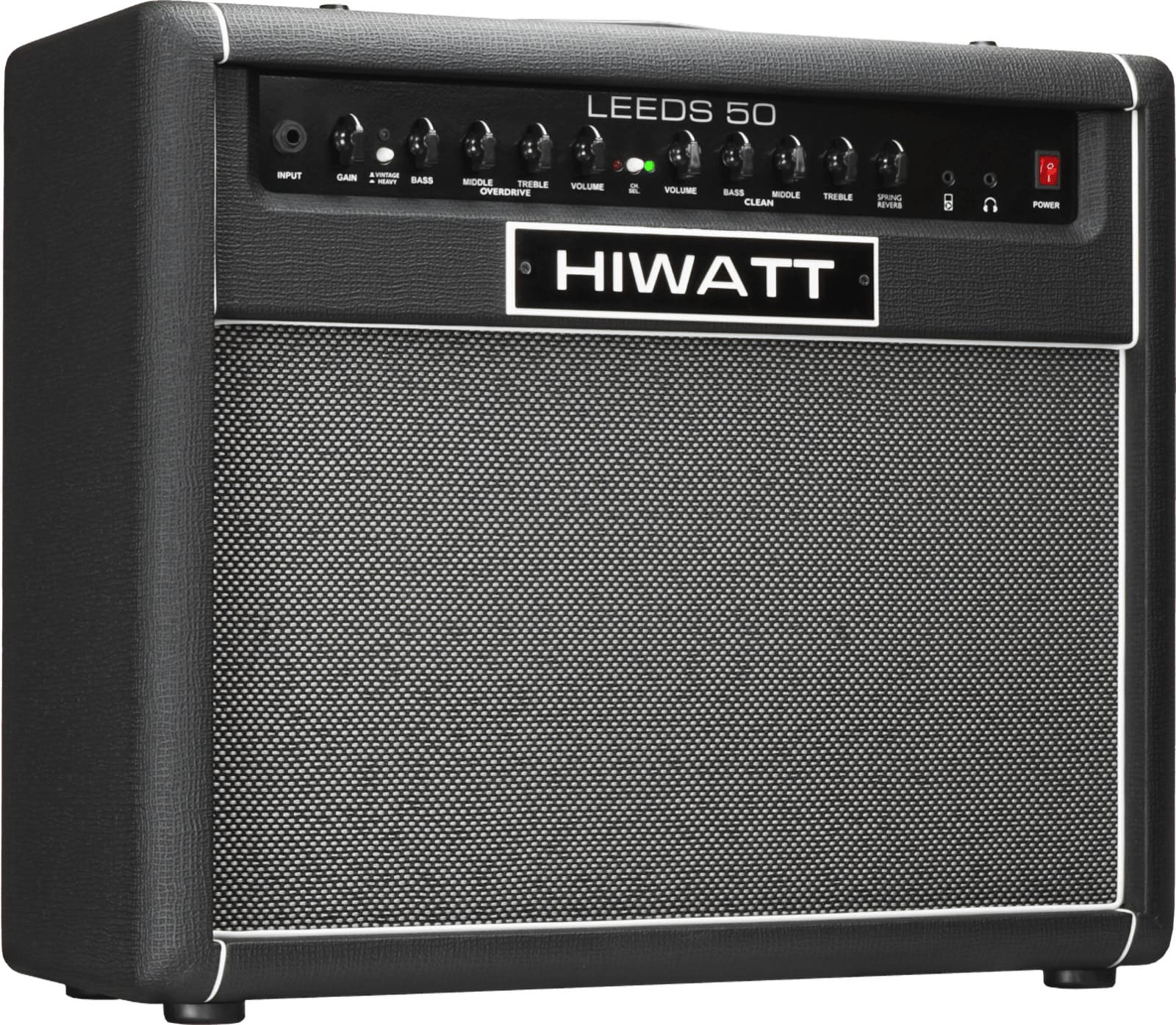 Hiwatt Leeds 50r Combo 1x12 50w Reverb - Ampli Guitare Électrique Combo - Variation 1