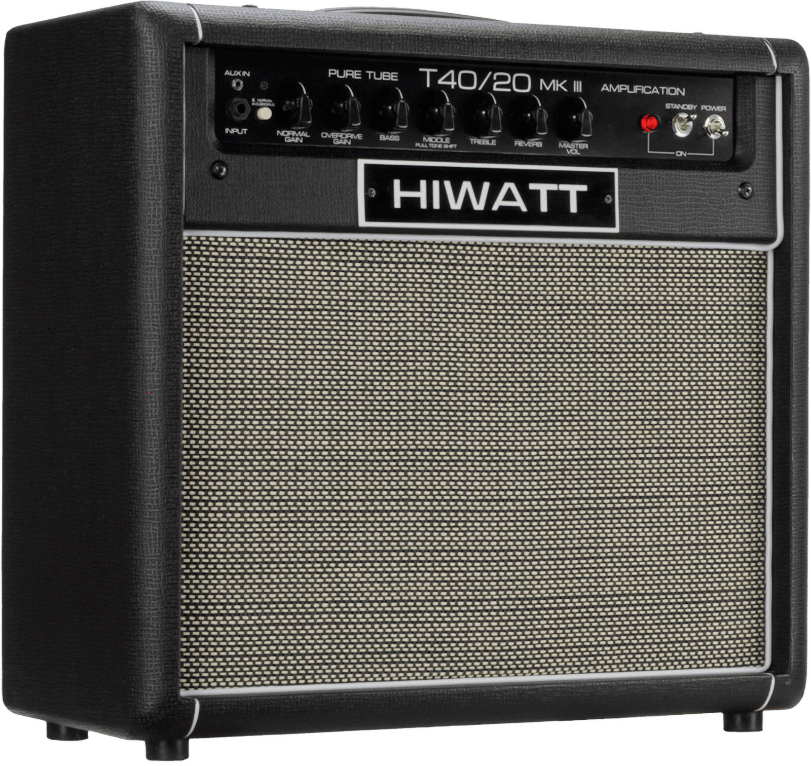 Hiwatt T40/20 Combo 1x12 Tube 20/40w El84 Reverb - Ampli Guitare Électrique Combo - Variation 1