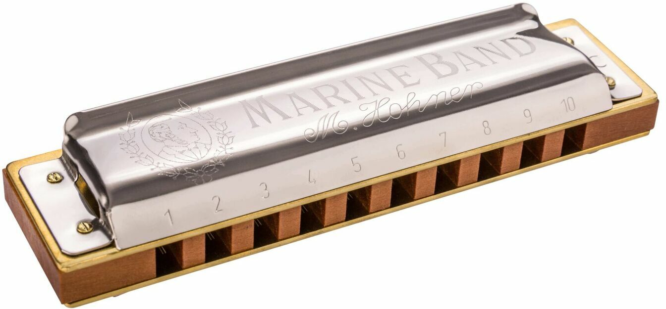 Hohner 1896/20 Harmo Marine Band 10 Tr Bb - Harmonica - Main picture