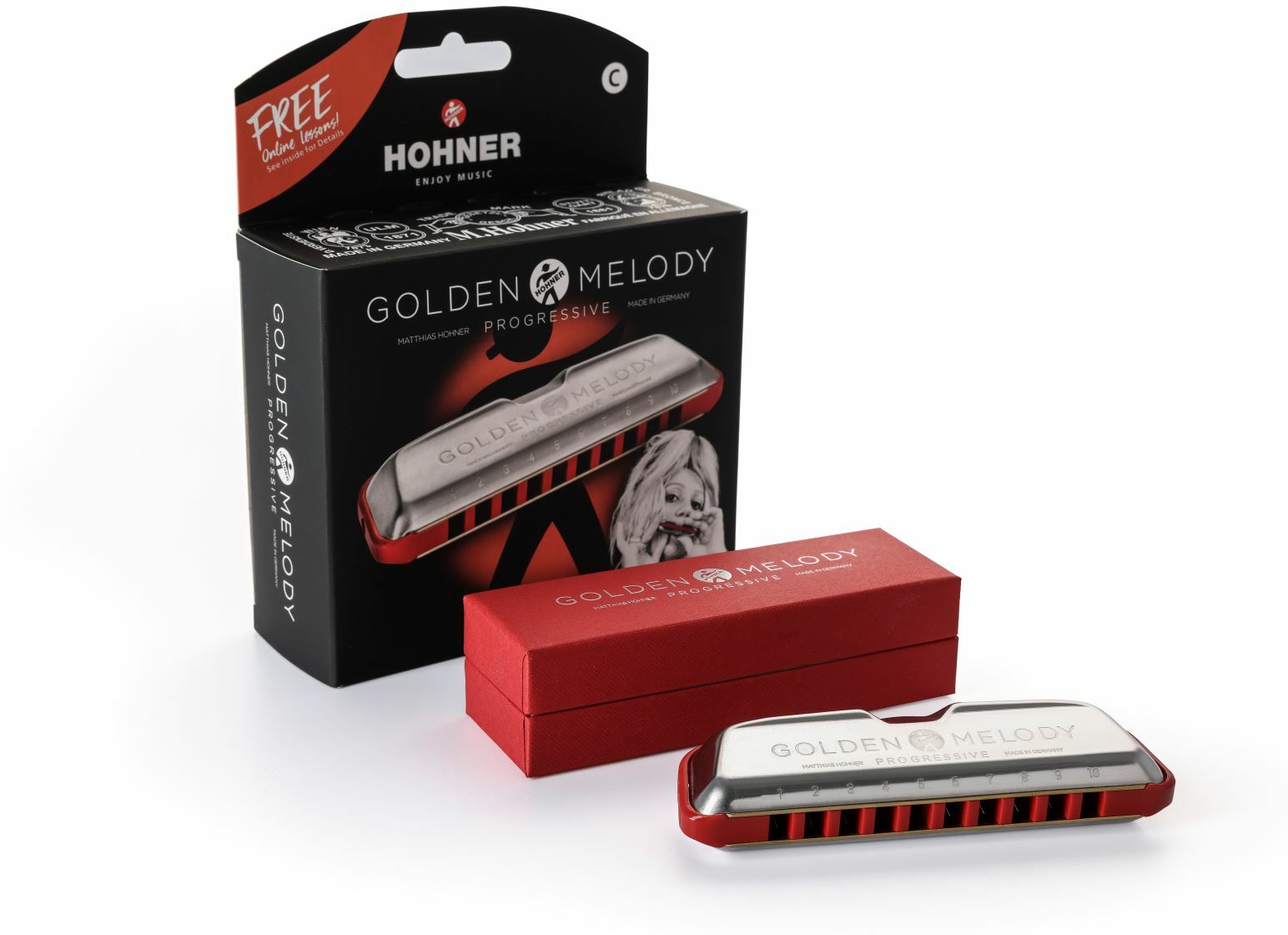 Hohner 544/20 Golden Melody Prog E - Harmonica - Main picture