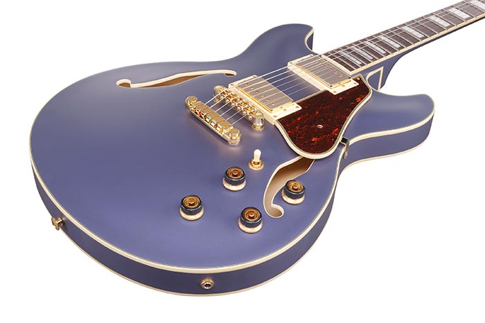 Ibanez As73g Mpf Artcore 2h Ht Rw - Metallic Purple Flat - Guitare Électrique 1/2 Caisse - Variation 2