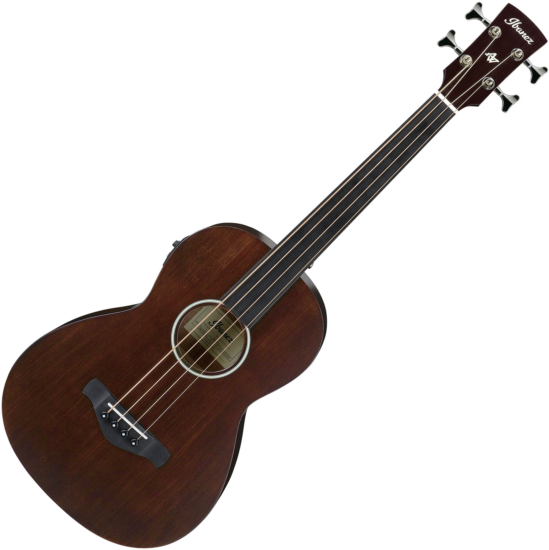  Basse acoustique  Ibanez AVNB1FE BV Fretless Artwood 