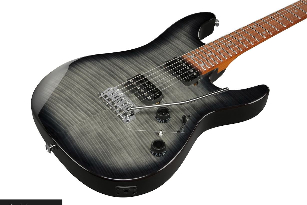 Ibanez Az24s1ftks Trem Hh Mn - Transparent Black Sunburst - Guitare Électrique Forme Str - Variation 1