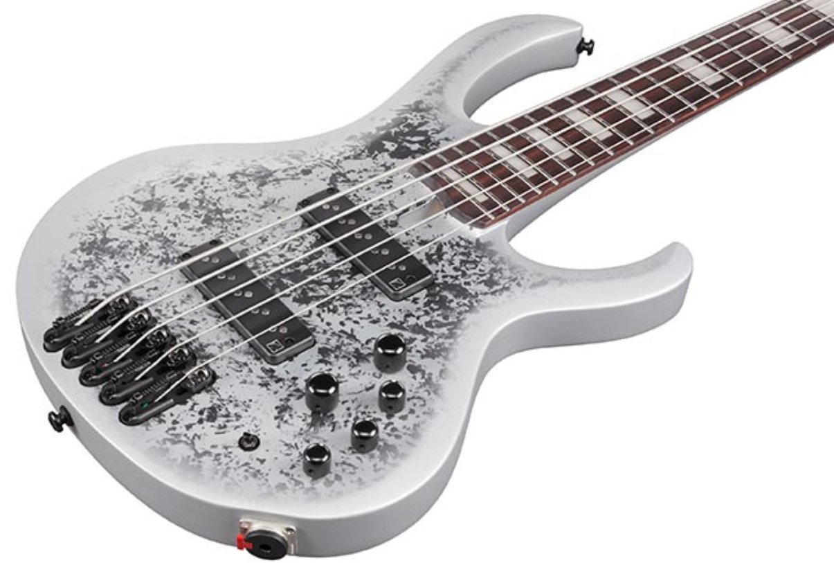 Ibanez Btb25th5 Slm Standard 5c Active Rw - Silver Blizzard Matte - Basse Électrique Solid Body - Variation 2