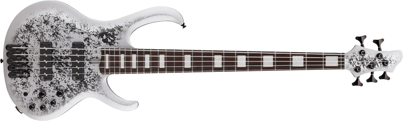 Ibanez Btb25th5 Slm Standard 5c Active Rw - Silver Blizzard Matte - Basse Électrique Solid Body - Main picture