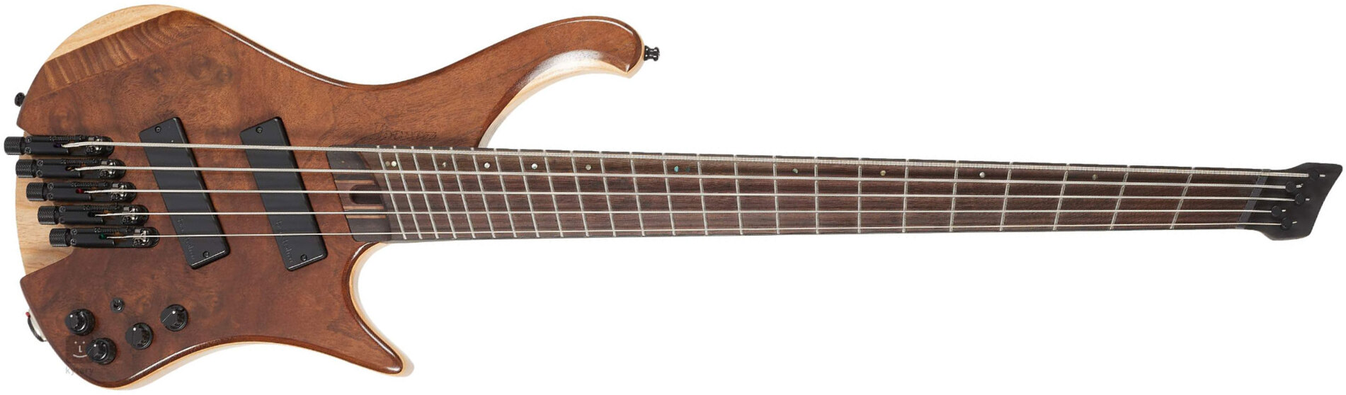 Ibanez Ehb1265ms Nml Workshop 5c Multiscale Active Bartolini Pp - Natural Mocha Low Gloss - Basse Électrique Solid Body - Main picture