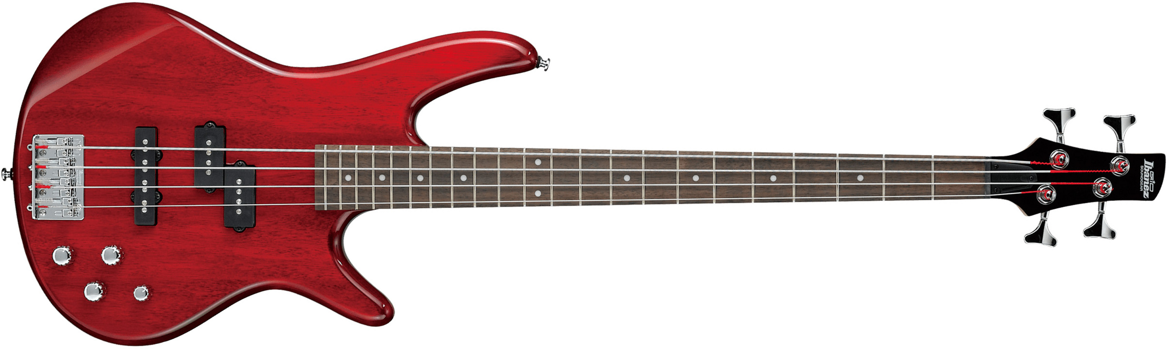 Ibanez Gsr200 Tr Gio Active Pur - Transparent Red - Basse Électrique Solid Body - Main picture