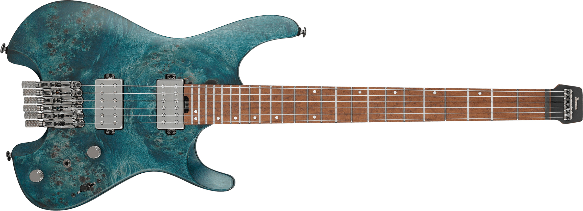 Ibanez Q52pb Col Quest Standard 2h Ht Mn - Cosmic Blue Low Gloss - Guitare Électrique Voyage - Main picture