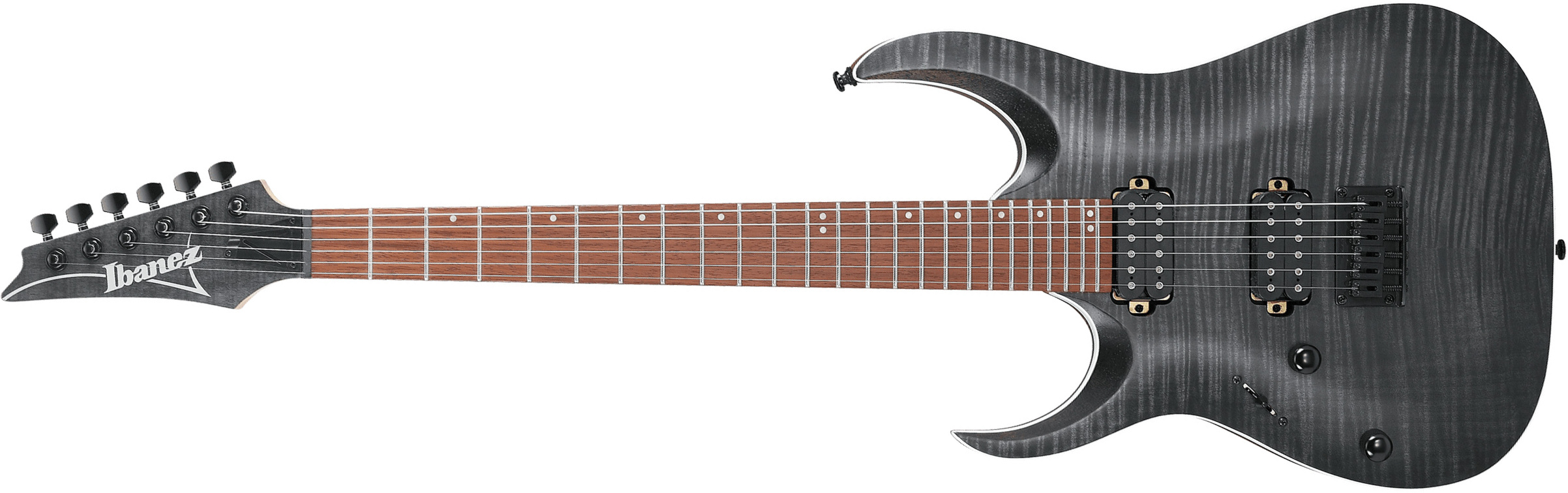 Ibanez Rga42fml Tgf Lh Standard Gaucher 2h Ht Rw - Transparent Grey Flat - Guitare Électrique Forme Str - Main picture