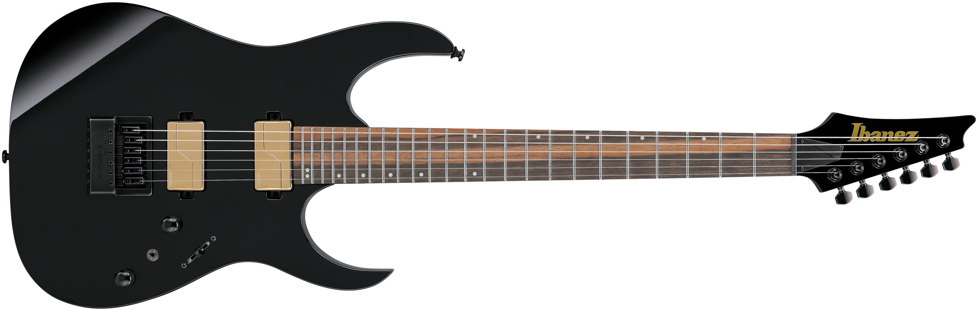 Ibanez Rgr52etbk Design Lab Ht Hh Eb - Black - Guitare Électrique Forme Str - Main picture