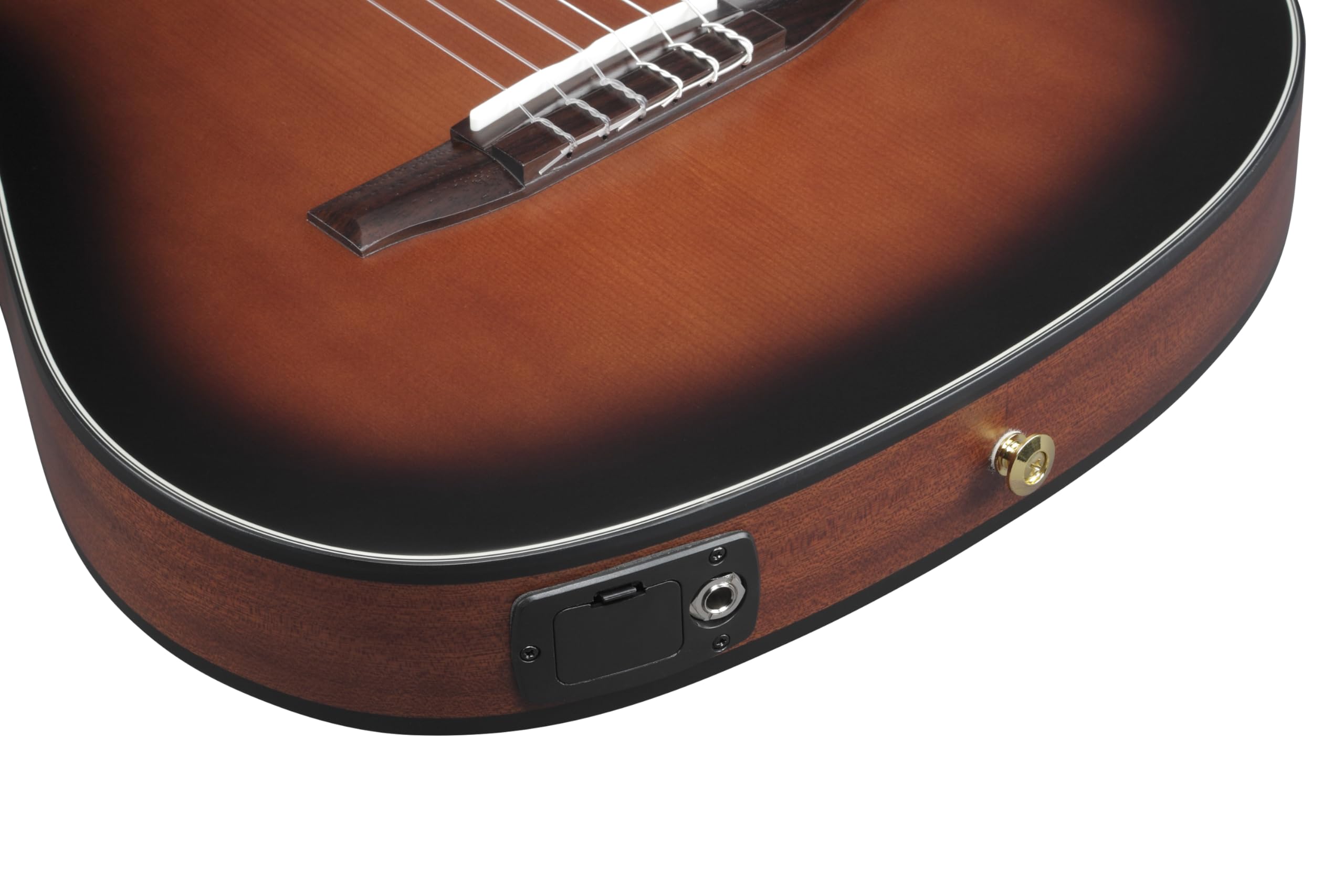 Ibanez Frh10nl Bsf Hybrid Cw Gaucher Epicea Sapele Wal - Brown Sunburst Flat - Guitare Classique Format 4/4 - Variation 3