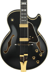 Guitare électrique 3/4 caisse & jazz Ibanez Prestige George Benson GB10 BK (Japan) - black