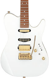 Guitare électrique forme tel Ibanez Lari Basilio LB1 WH (Japan) - White