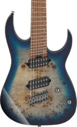 Guitare électrique forme str Ibanez Standard RGMS7PB CBS 7-String - Cosmic blue starburst