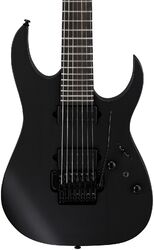 Guitare électrique forme str Ibanez RGRB720 Iron Label - Black flat