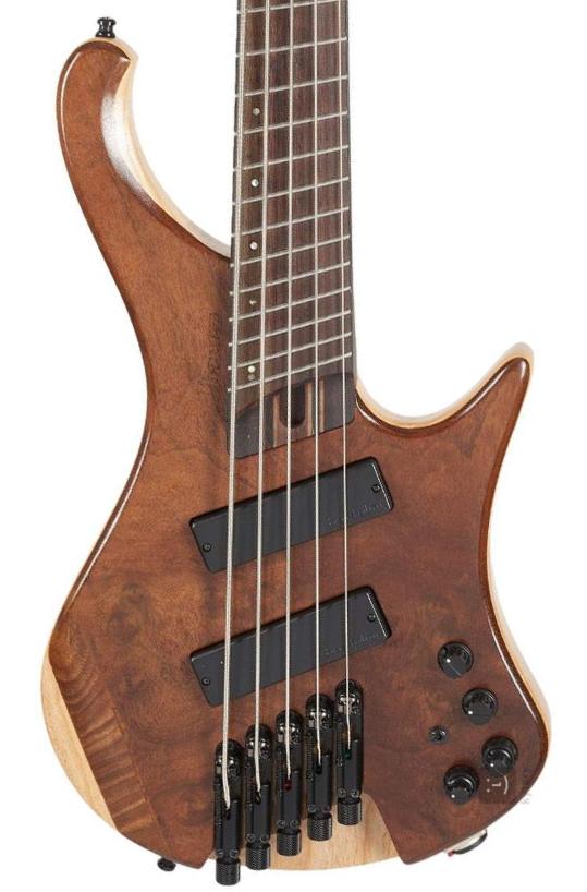 Basse électrique solid body Ibanez EHB1265MS NML Workshop 5-String - Natural mocha low gloss