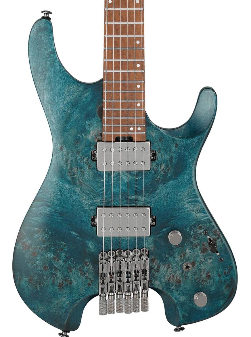 Quest Standard Q547PB COL 7-String - Cosmic Blue Low Gloss