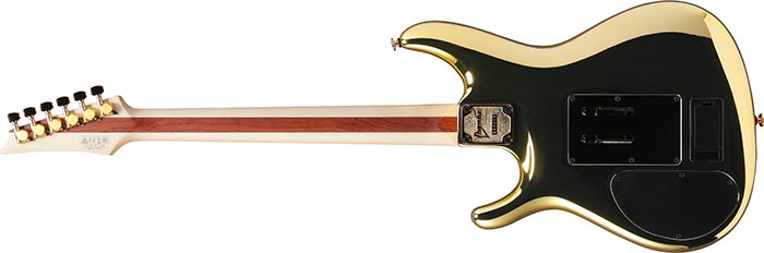 Ibanez Joe Satriani Js1gd Jap Signature 1h Sustainiac Fr Rw - Gold - Guitare Électrique Forme Str - Variation 1