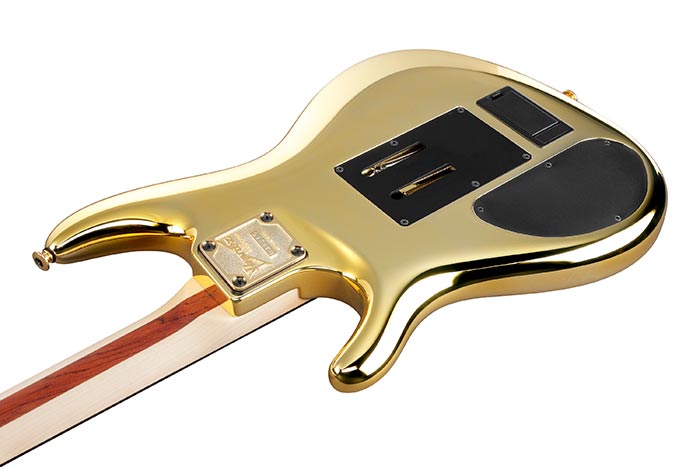 Ibanez Joe Satriani Js1gd Jap Signature 1h Sustainiac Fr Rw - Gold - Guitare Électrique Forme Str - Variation 3