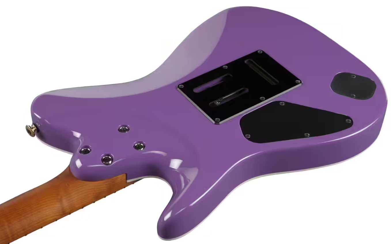 Ibanez Lari Basilio Lb1 Vl Jap Signature Hss Trem Mn - Violet - Guitare Électrique Forme Tel - Variation 4