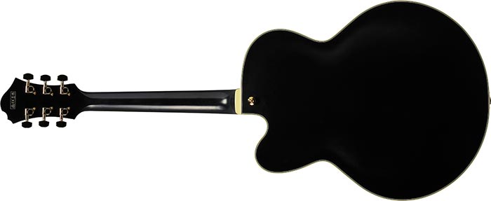 Ibanez Pat Metheny Pm3c Bkl Signature 1s Ht Eb - Black Low Gloss - Guitare Électrique 3/4 Caisse & Jazz - Variation 1