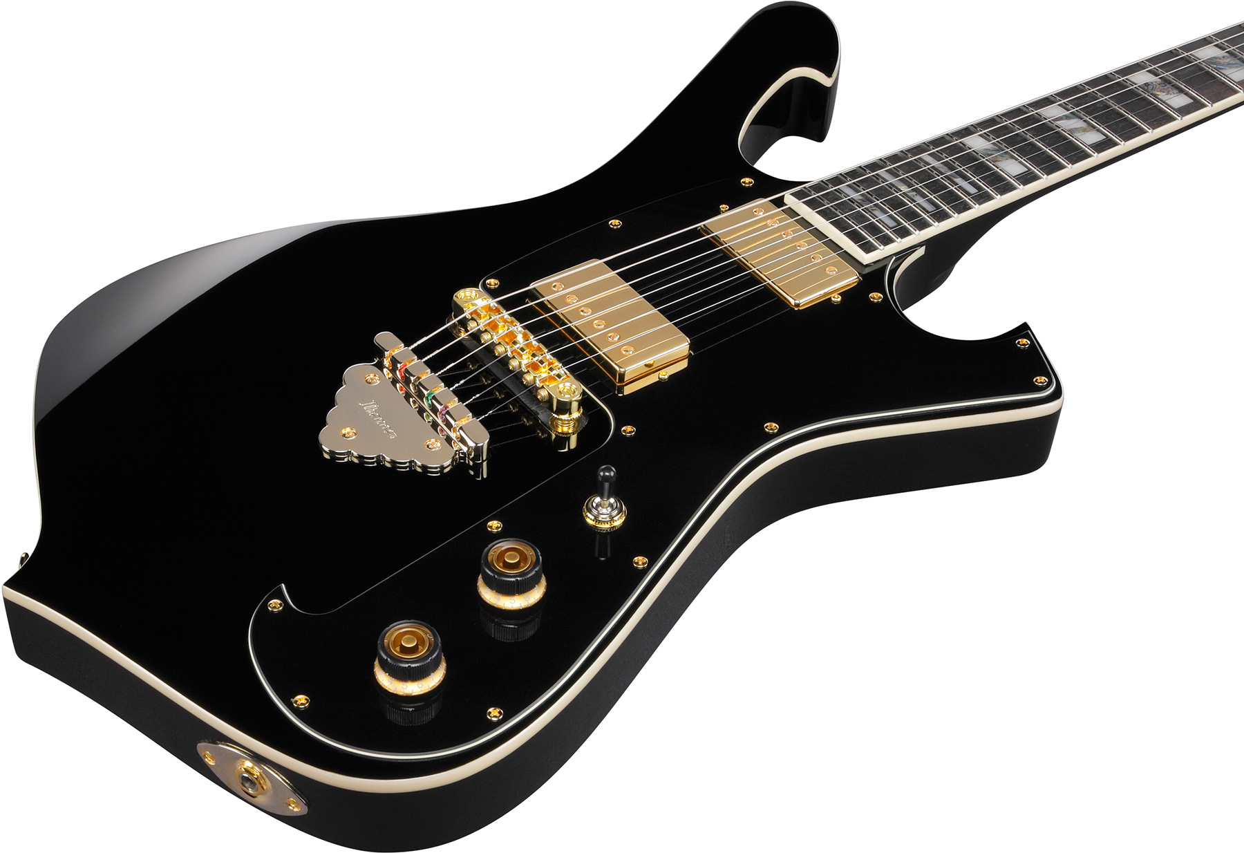 Ibanez Paul Gilbert Frm350 Bk Signature 2h Ht Eb - Black - Guitare Électrique Signature - Variation 2