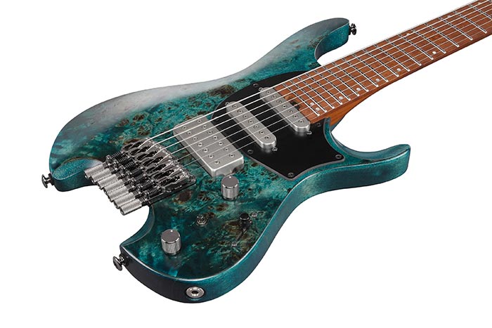 Ibanez Q547pb Col Quest Standard 7c Hss Ht Mn - Cosmic Blue Low Gloss - Guitare Électrique Voyage - Variation 2