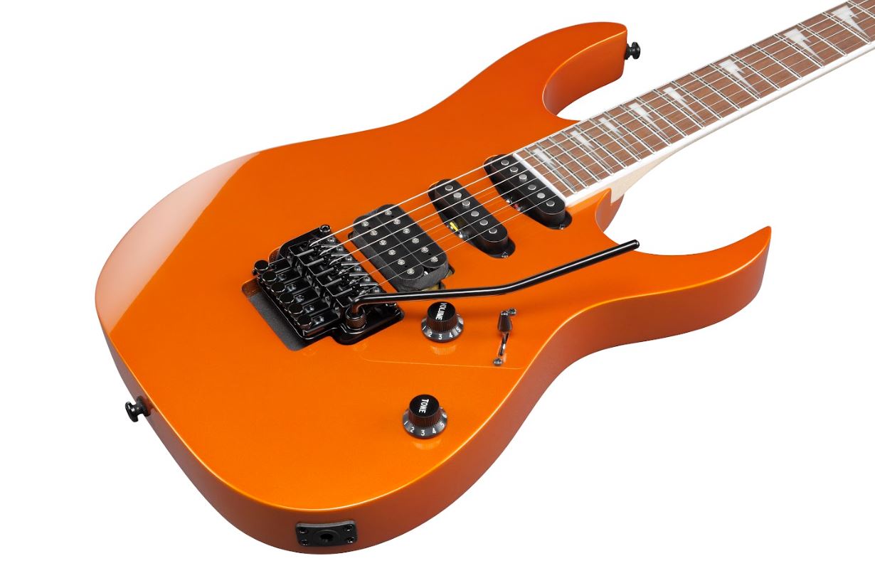 Ibanez Rg460dxrom Trem Hss Ja - Roadster Orange Metallic - Guitare Électrique Forme Str - Variation 2