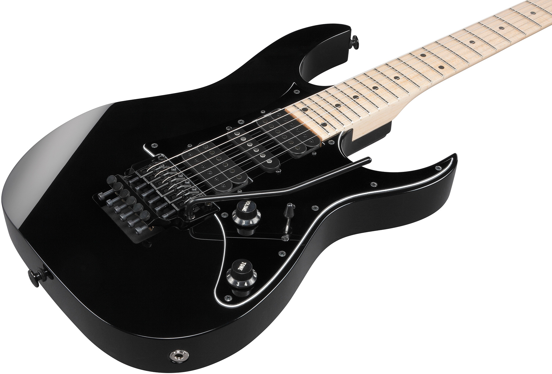 Ibanez Rg550 Bk Genesis Jap Hsh Fr Mn - Black - Guitare Électrique Forme Str - Variation 2