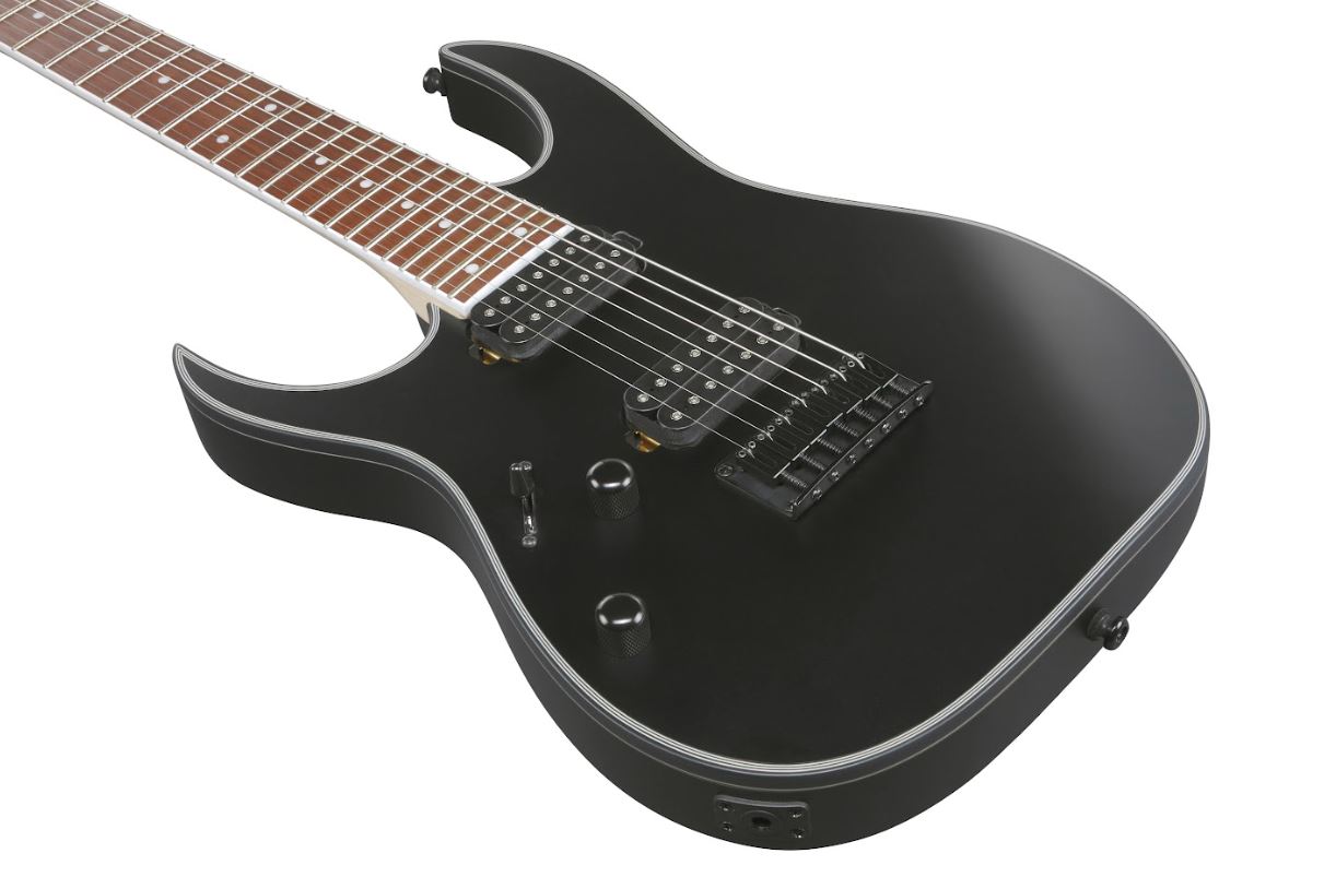 Ibanez Rg7421exlbkf Gaucher Ht Hh Ja - Black Flat - Guitare Électrique Forme Str - Variation 2